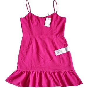 Dress the Population Mira Hibiscus Ruffled Dress XXL